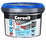 Затирка для швов Ceresit CE 40 Aquastatic 2 кг.