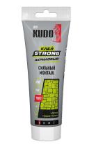 Клей для сильного монтажа акриловый Kudo «STRONG» белый 200мл