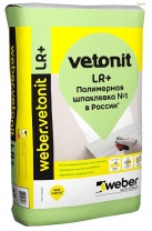 Шпаклевка Weber Vetonit LR+ финишная белая