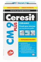 Клей для плитки Ceresit CM 9 Plus