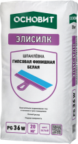 Элисилк PG36 W шпаклевка гипсовая финишная белая Основит