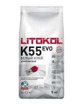 Клей для стеклянной, керамической и каменной мозаики Litokol LITOPLUS K55 белый