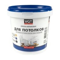 Краска для потолков VGT ВД-АК-2180, белоснежная Краска для потолков VGT ВД-АК-2180, белоснежная