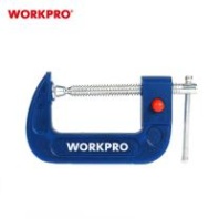 Струбцина быстроразъемная G-образная Workpro, 50 х 75 мм