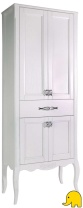 Пенал Модерн 60 Белый (патина серебро) ASB-Woodline