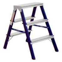 Стремянка двухсторонняя Alumet MD8203, стальная, 2 x 3 ступени, 0,68 м Стремянка двухсторонняя Alumet MD8203, стальная, 2 x 3 ступени, 0,68 м