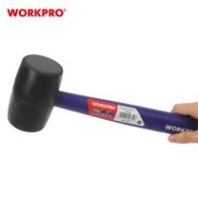 Киянка резиновая Workpro, 450 г, черная