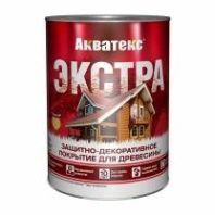Защитно-декоративное покрытие для дерева Акватекс Экстра, полуглянцевое