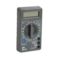 Мультиметр цифровой IEK Universal M838, с ЖК-дисплеем Мультиметр цифровой IEK Universal M838, с ЖК-дисплеем