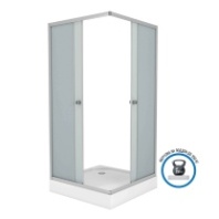 Душевой уголок Niagara NG-009-14Q 900х900х1950 мм, низкий поддон (13 см), стекло матовое