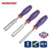 Стамеска-долото Workpro WP201301, 12, 20, 25 мм, набор 3 шт