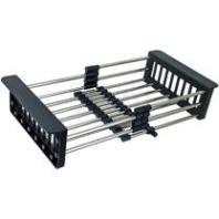 Коландер раздвижной для кухонной мойки GERHANS K30300B графит