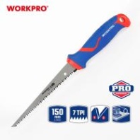 Ножовка по гипсокартону Workpro, 150 мм, 7 TPI