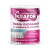 Эмаль для радиаторов отопления Krafor, акриловая, шелковисто-глянцевая