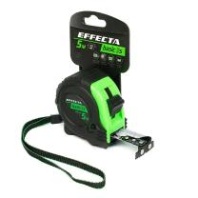 Рулетка Effecta Basic 3S, с фиксатором, магнитный зацеп, 5 м x 25 мм