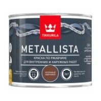 Краска для металла по ржавчине 3в1 молотковая Metallista TIKKURILA Краска для металла по ржавчине 3в1 молотковая Metallista TIKKURILA
