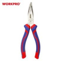 Длинногубцы изогнутые Workpro, 200 мм