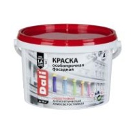 Краска фасадная особопрочная Dali, акриловая, глубокоматовая, база C, бесцветная