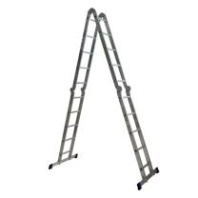 Лестница-трансформер шарнирная Alumet TL4055, алюминиевая, 4 x 5 ступеней, 2,78 - 5,76 м Лестница-трансформер шарнирная Alumet TL4055, алюминиевая, 4 x 5 ступеней, 2,78 - 5,76 м