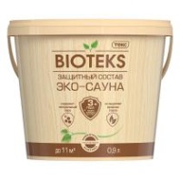 Защитный состав Bioteks Эко-сауна, полуматовый, бесцветный