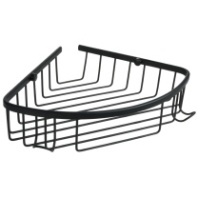 Полка угловая одноэтажная Fixsen Hotel черная FX-31051-1A
