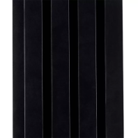 Реечная панель 3D LINE MODERN Черная 2750х165х19 мм