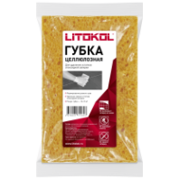 Губка целлюлозная для уборки эпоксидной затирки желтая LITOKOL
