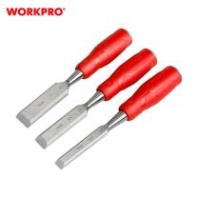 Стамеска-долото Workpro WP201300, 12, 20, 25 мм, набор 3 шт