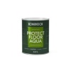 Эмаль для пола Komandor Protect Floor Aqua, акриловая, полуматовая, база С, бесцветная