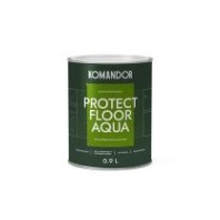 Эмаль для пола Komandor Protect Floor Aqua, акриловая, полуматовая, база С, бесцветная Эмаль для пола Komandor Protect Floor Aqua, акриловая, полуматовая, база С, бесцветная