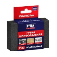 Губка для шлифования Tytan Professional, мягкая, угловая, P120, 100 x 70 x 25 мм Губка для шлифования Tytan Professional, мягкая, угловая, P120, 100 x 70 x 25 мм