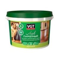 Лак паркетный VGT, акриловый, полуматовый, 9 кг
