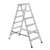 Стремянка двухсторонняя Alumet AD7206, алюминиевая, 2 x 6 ступеней, 1,37 м