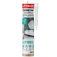 Затирка - герметик санитарная силиконовая Litokol Litosil 280 мл