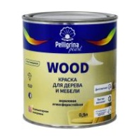 Краска для дерева и мебели Pelligrina Pearl Wood, акриловая, база С, бесцветная