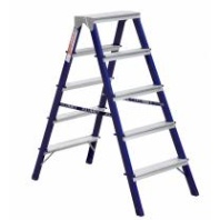 Стремянка двухсторонняя Alumet MD8205, стальная, 2 x 5 ступеней, 1,14 м Стремянка двухсторонняя Alumet MD8205, стальная, 2 x 5 ступеней, 1,14 м