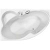 Акриловая ванна BellSan Индиго R 168x110 см + каркас + слив автомат + панель