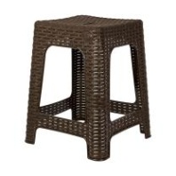 Табурет квадратный InGreen Rattan, 36,3 x 36,3 x 44,8 см, горький шоколад Табурет квадратный InGreen Rattan, 36,3 x 36,3 x 44,8 см, горький шоколад