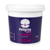 Краска фасадная Pelligrina Paint, акриловая, белоснежная