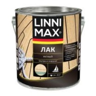 Лак яхтный Linnimax, алкидно-уретановый, шелковисто-матовый