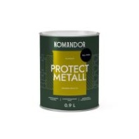 Грунт-эмаль по ржавчине 3 в 1 Komandor Protect Metall, глянцевая