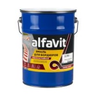 Краска для бордюрного камня Alfavit серия Альфа, износостойкая