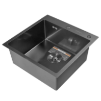 Мойка для кухни из нержавеющей стали Gerhans K35050B (500х500х220 мм)