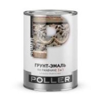 Грунт-эмаль по ржавчине Poller 3 в 1, полуглянцевая Грунт-эмаль по ржавчине Poller 3 в 1, полуглянцевая
