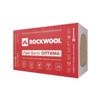 Утеплитель Rockwool Лайт Баттс ОПТИМА 1000х600х50мм  (6м2; 0,3м3)