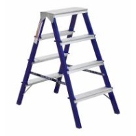 Стремянка двухсторонняя Alumet MD8204, стальная, 2 x 4 ступени, 0,91 м Стремянка двухсторонняя Alumet MD8204, стальная, 2 x 4 ступени, 0,91 м