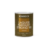 Лак для пола и лестниц Komandor Laquer Parquet Strong 90, высокоглянцевый, база С, бесцветный