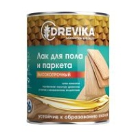 Лак для паркета и мебели Drevika, алкидный, глянцевый