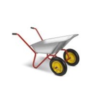 Тачка двухколесная садовая Korona, 80 л, грузоподъемность 110 кг, пневматические колеса Тачка двухколесная садовая Korona, 80 л, грузоподъемность 110 кг, пневматические колеса