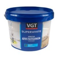 Краска для потолков VGT ВД-АК-2180, супербелая Краска для потолков VGT ВД-АК-2180, супербелая